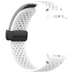 Dây đồng hồ silicone thoáng khí tổ ong khóa đen từ tính xDfind, Dành cho Samsung Galaxy Watch8 / Watch8 Classic