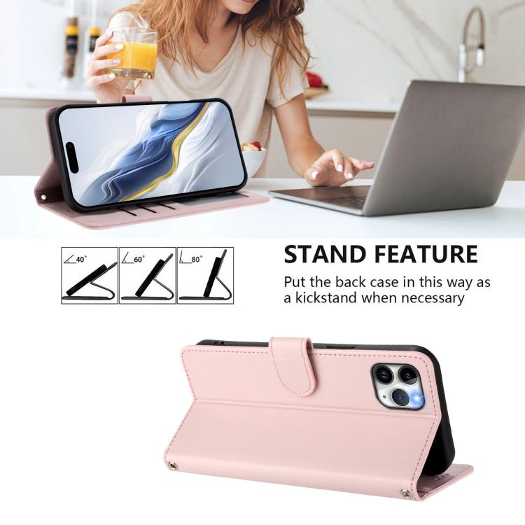 Ốp điện thoại da hình mèo trái tim nổi kèm dây đeo tay, dành cho iPhone 11 Pro Max, iPhone 11, iPhone 11 Pro, iPhone X / XS