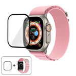 Dây Đeo Đồng Hồ Nylon Vòng Khóa Với Màng Cong 3D, Dành Cho Apple Watch Ultra 2 / 1 49mm