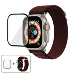 Dây Đeo Đồng Hồ Nylon Vòng Khóa Với Màng Cong 3D, Dành Cho Apple Watch Ultra 2 / 1 49mm