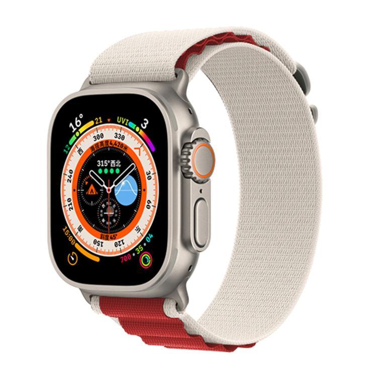 Dây đồng hồ nylon khóa vòng với phim cong 3D, Dành cho Apple Watch Series 42mm