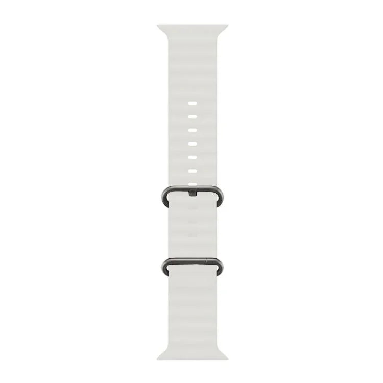 Dây đồng hồ silicone Ocean với phim cong 3D, Dành cho Apple Watch Series 40mm, Dành cho Apple Watch Ultra 2 / 1 49mm, Dành cho Apple Watch Series 45mm