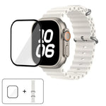 Dây đồng hồ silicone Ocean với phim cong 3D, Dành cho Apple Watch Series 40mm, Dành cho Apple Watch Ultra 2 / 1 49mm, Dành cho Apple Watch Series 45mm