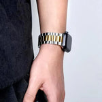 Dây đồng hồ thép không gỉ ba hạt với phim cong 3D, Dành cho Apple Watch Series 42mm