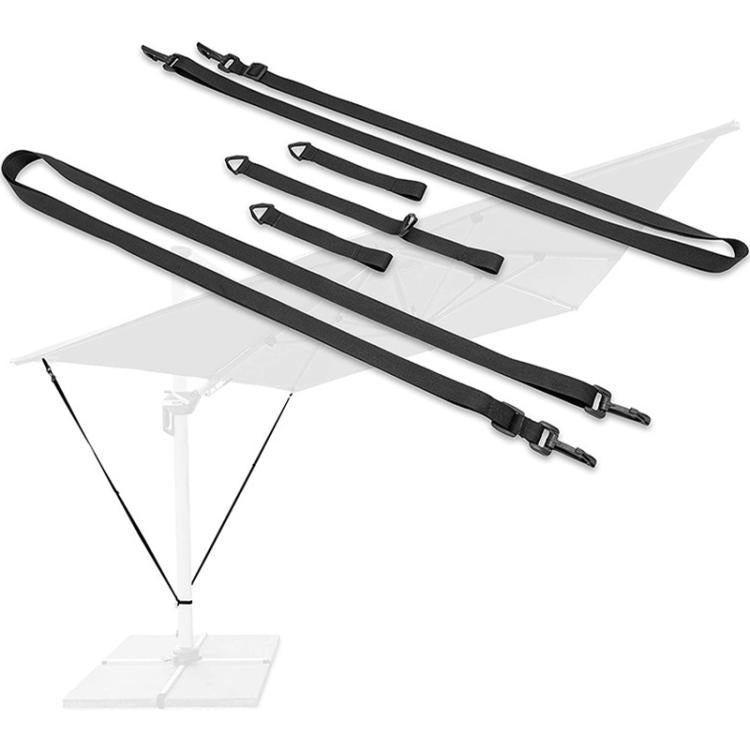 Large Outdoor Umbrella Fixed Strap Patio Umbrella Windproof Strap Adjustable Hook Fixed Strap