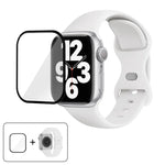 Dây đồng hồ silicone khóa bướm với phim cong 3D, Dành cho Apple Watch Series 40mm, Dành cho Apple Watch Ultra 2 / 1 49mm, Dành cho Apple Watch Series 45mm