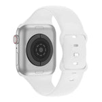 Dây đồng hồ silicone khóa bướm với phim cong 3D, Dành cho Apple Watch Series 41mm, Dành cho Apple Watch Series 38mm, Dành cho Apple Watch Series 42mm