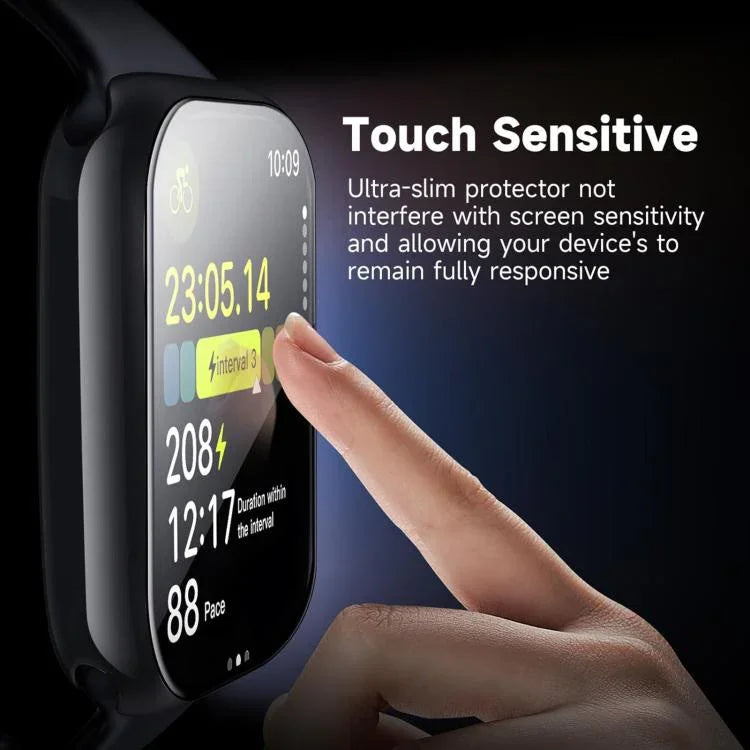 Dây đồng hồ silicone khóa bướm với phim cong 3D, Dành cho Apple Watch Series 41mm, Dành cho Apple Watch Series 38mm, Dành cho Apple Watch Series 42mm