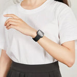 Dây đồng hồ silicone khóa bướm với phim cong 3D, Dành cho Apple Watch Series 40mm, Dành cho Apple Watch Ultra 2 / 1 49mm, Dành cho Apple Watch Series 45mm