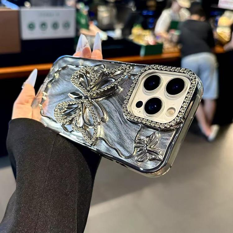 Butterfly Electroplating TPU Phone Case with Epoxy Cardboard, For iPhone 15 Plus, For iPhone 15, For iPhone 14 Plus, For iPhone 14, For iPhone 14 Pro, For iPhone 14 Pro Max, For iPhone 13 Pro Max, For iPhone 13 Pro, For iPhone 13