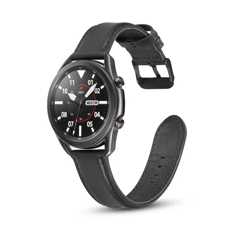 Dây thay thế da họa tiết phẳng, Dành cho Samsung Galaxy Watch 3 41mm, Dành cho Samsung Galaxy Watch 3 45mm