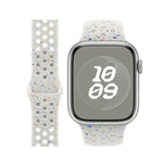 Dây đồng hồ silicone chấm màu khóa bướm với phim cong 3D, Dành cho Apple Watch Series 42mm