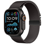 Dây đồng hồ thép không gỉ Milanese khóa dù với phim cong 3D, Dành cho Apple Watch Series 10 46mm, Dành cho Apple Watch Series 10 42mm, Dành cho Apple Watch Series 44mm, Dành cho Apple Watch Series 40mm, Dành cho Apple Watch Ultra 2 / 1 49mm