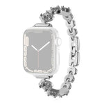 Dây đồng hồ kim loại kim cương cỏ bốn lá xDfind, Dành cho Apple Watch 42 / 44 / 45 / 46 / 49mm, Dành cho Apple Watch 38 / 40 / 41 / S10 42mm