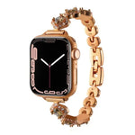 Dây đồng hồ kim loại kim cương cỏ bốn lá xDfind, Dành cho Apple Watch 42 / 44 / 45 / 46 / 49mm, Dành cho Apple Watch 38 / 40 / 41 / S10 42mm