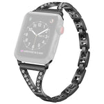 Dây đồng hồ thép không gỉ kim cương xương cá xDfind, Dành cho Apple Watch 42 / 44 / 45 / 46 / 49mm, Dành cho Apple Watch 38 / 40 / 41 / S10 42mm