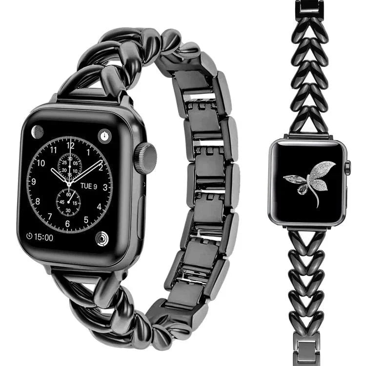 Dây đồng hồ kim loại hình chữ V xDfind, Dành cho Apple Watch 42 / 44 / 45 / 46 / 49mm, Dành cho Apple Watch 38 / 40 / 41 / S10 42mm