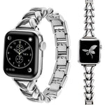 Dây đồng hồ kim loại hình chữ V xDfind, Dành cho Apple Watch 42 / 44 / 45 / 46 / 49mm, Dành cho Apple Watch 38 / 40 / 41 / S10 42mm