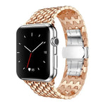 Dây đồng hồ kim loại họa tiết rồng xDfind, Dành cho Apple Watch 42 / 44 / 45 / 46 / 49mm, Dành cho Apple Watch 38 / 40 / 41 / S10 42mm