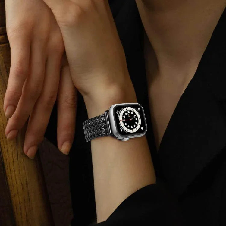 Dây đồng hồ thép không gỉ bện xương cá xDfind, Dành cho Apple Watch 42 / 44 / 45 / 46 / 49mm, Dành cho Apple Watch 38 / 40 / 41 / S10 42mm