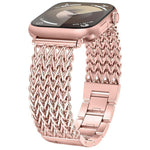 Dây đồng hồ thép không gỉ bện xương cá xDfind, Dành cho Apple Watch 42 / 44 / 45 / 46 / 49mm, Dành cho Apple Watch 38 / 40 / 41 / S10 42mm