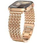 Dây đồng hồ thép không gỉ bện xương cá xDfind, Dành cho Apple Watch 42 / 44 / 45 / 46 / 49mm, Dành cho Apple Watch 38 / 40 / 41 / S10 42mm