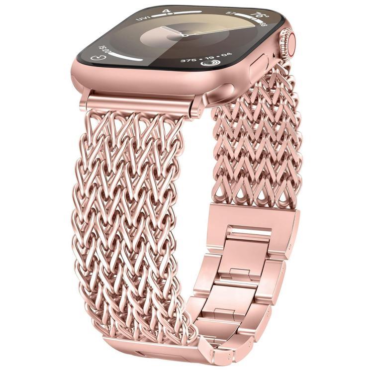 Dây đồng hồ thép không gỉ bện xương cá xDfind, Dành cho Apple Watch 42 / 44 / 45 / 46 / 49mm, Dành cho Apple Watch 38 / 40 / 41 / S10 42mm