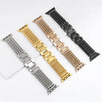 Dây đồng hồ thép không gỉ bện xương cá xDfind, Dành cho Apple Watch 42 / 44 / 45 / 46 / 49mm, Dành cho Apple Watch 38 / 40 / 41 / S10 42mm