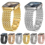 Dây đồng hồ thép không gỉ bện xương cá xDfind, Dành cho Apple Watch 42 / 44 / 45 / 46 / 49mm, Dành cho Apple Watch 38 / 40 / 41 / S10 42mm