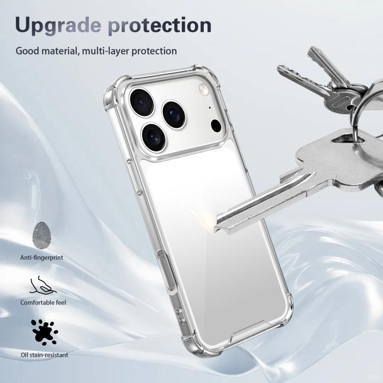 Ốp lưng chống sốc bốn góc Acrylic + TPU, dành cho iPhone 17 Pro Max, iPhone 17 Pro, iPhone 17, iPhone Air