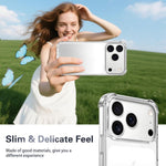 Ốp lưng chống sốc bốn góc Acrylic + TPU, dành cho iPhone 17 Pro Max, iPhone 17 Pro, iPhone 17, iPhone Air