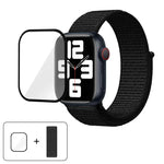 Dây đồng hồ vòng nylon cơ bản với phim cong 3D, Dành cho Apple Watch Series 40mm, Dành cho Apple Watch Ultra 2 / 1 49mm, Dành cho Apple Watch Series 45mm