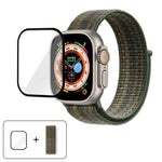 Dây đồng hồ vòng nylon cơ bản với phim cong 3D, Dành cho Apple Watch Series 40mm, Dành cho Apple Watch Ultra 2 / 1 49mm, Dành cho Apple Watch Series 45mm