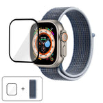 Dây đồng hồ vòng nylon cơ bản với phim cong 3D, Dành cho Apple Watch Series 40mm, Dành cho Apple Watch Ultra 2 / 1 49mm, Dành cho Apple Watch Series 45mm