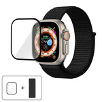 Dây đồng hồ vòng nylon cơ bản với phim cong 3D, Dành cho Apple Watch Series 40mm, Dành cho Apple Watch Ultra 2 / 1 49mm, Dành cho Apple Watch Series 45mm