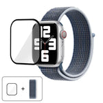 Basic Nylon Loop Watch Band with 3D Curved Film, For Apple Watch Series 41mm, For Apple Watch Series 38mm, For Apple Watch Series 42mm