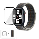 Basic Nylon Loop Watch Band with 3D Curved Film, For Apple Watch Series 41mm, For Apple Watch Series 38mm, For Apple Watch Series 42mm