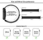 Dây đồng hồ vòng nylon cơ bản với phim cong 3D, Dành cho Apple Watch Series 10 46mm, Dành cho Apple Watch Series 10 42mm, Dành cho Apple Watch Series 44mm