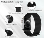 Dây đồng hồ vòng nylon cơ bản với phim cong 3D, Dành cho Apple Watch Series 40mm, Dành cho Apple Watch Ultra 2 / 1 49mm, Dành cho Apple Watch Series 45mm