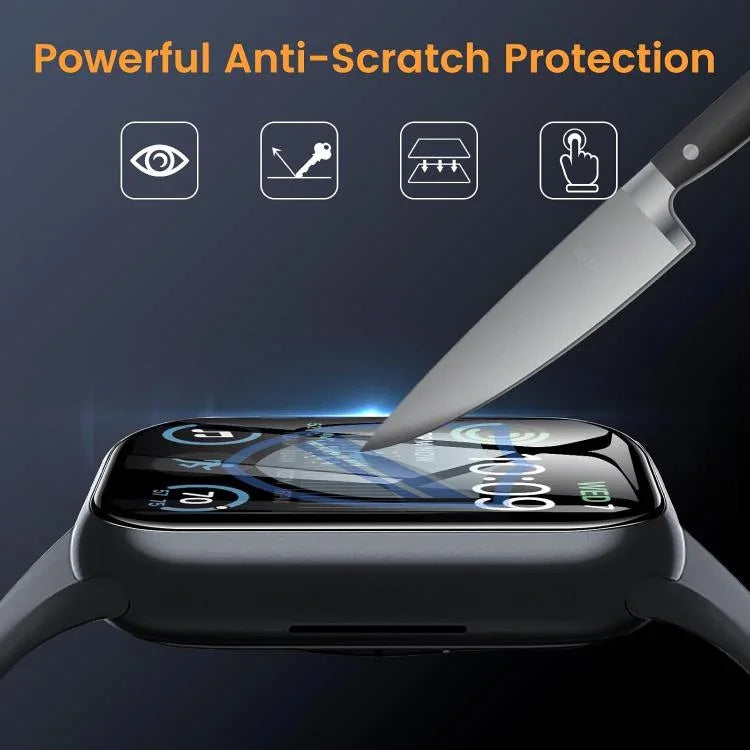 Dây đồng hồ vòng nylon cơ bản với phim cong 3D, Dành cho Apple Watch Series 10 46mm, Dành cho Apple Watch Series 10 42mm, Dành cho Apple Watch Series 44mm