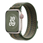 Dây đồng hồ vòng nylon với phim cong 3D, Dành cho Apple Watch Series 10 46mm, Dành cho Apple Watch Series 10 42mm, Dành cho Apple Watch Series 44mm