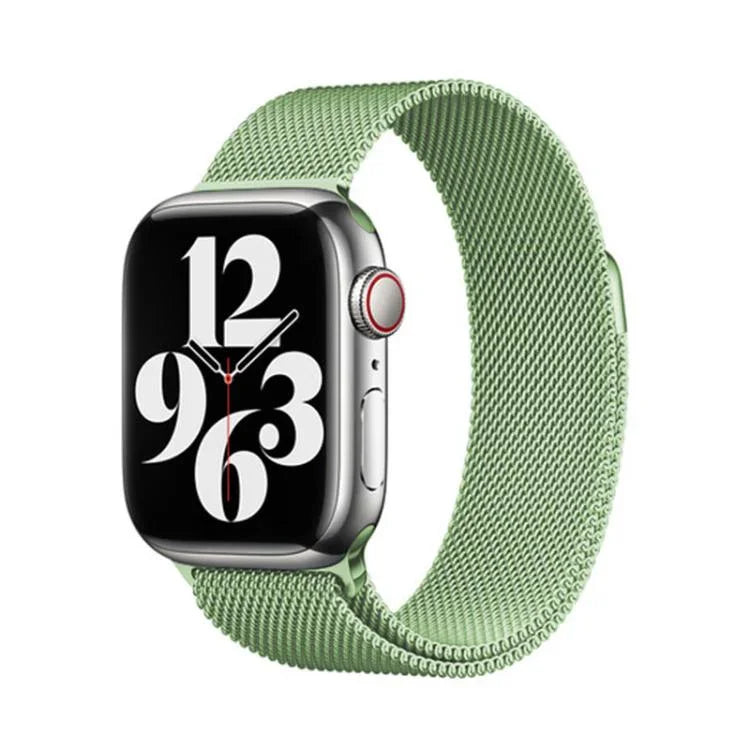 Dây đồng hồ thép không gỉ Milanese với phim cong 3D, Dành cho Apple Watch Series 40mm, Dành cho Apple Watch Ultra 2 / 1 49mm, Dành cho Apple Watch Series 45mm