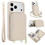 Túi đeo chéo khóa kéo chống RFID đựng thẻ và điện thoại, dành cho iPhone 17 Pro Max, iPhone 17 Pro, iPhone Air, iPhone 15 Pro Max, iPhone 15 Pro, iPhone 15 Plus / 14 Plus
