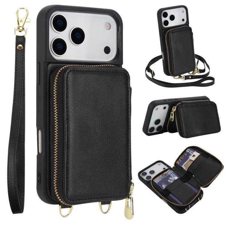 Túi đeo chéo khóa kéo chống RFID đựng thẻ và điện thoại, dành cho iPhone 17 Pro Max, iPhone 17 Pro, iPhone Air, iPhone 15 Pro Max, iPhone 15 Pro, iPhone 15 Plus / 14 Plus