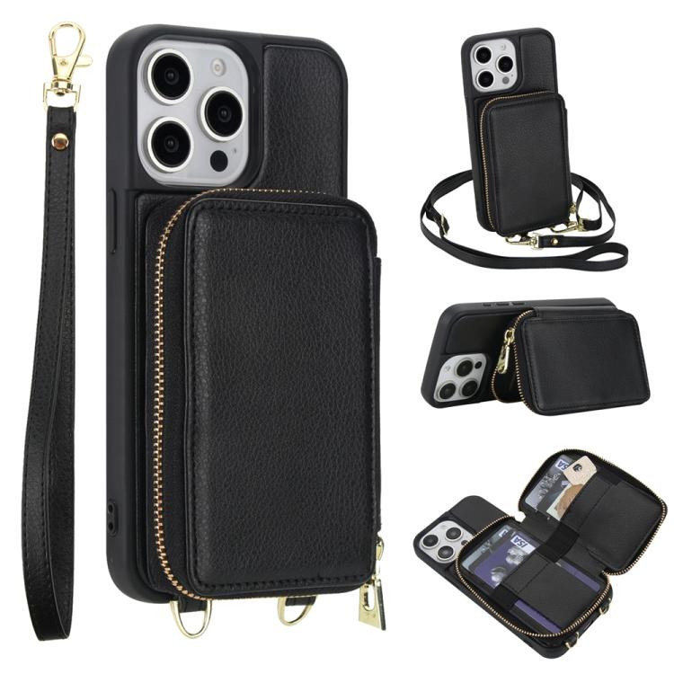 Túi đeo chéo khóa kéo chống RFID đựng thẻ và điện thoại, dành cho iPhone 17 Pro Max, iPhone 17 Pro, iPhone Air, iPhone 15 Pro Max, iPhone 15 Pro, iPhone 15 Plus / 14 Plus