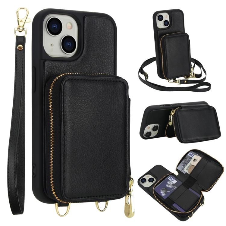 Túi đeo chéo khóa kéo chống RFID đựng thẻ và điện thoại, dành cho iPhone 17 Pro Max, iPhone 17 Pro, iPhone Air, iPhone 15 Pro Max, iPhone 15 Pro, iPhone 15 Plus / 14 Plus