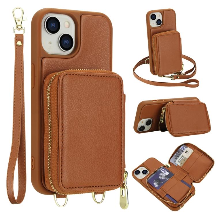 Túi đeo chéo khóa kéo chống RFID đựng thẻ và điện thoại, dành cho iPhone 17 Pro Max, iPhone 17 Pro, iPhone Air, iPhone 15 Pro Max, iPhone 15 Pro, iPhone 15 Plus / 14 Plus