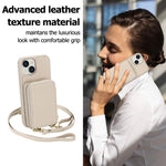 Túi đeo chéo khóa kéo chống RFID đựng thẻ và điện thoại, dành cho iPhone 15, iPhone 14 / 13, iPhone 14 Pro, iPhone 14 Pro Max, iPhone 13 Pro Max, iPhone 13 Pro