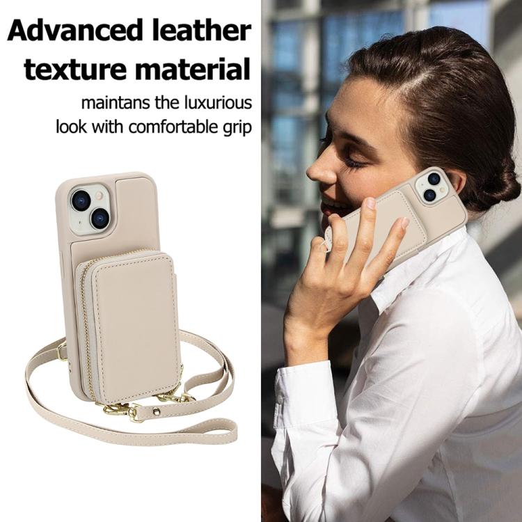 Túi đeo chéo khóa kéo chống RFID đựng thẻ và điện thoại, dành cho iPhone 15, iPhone 14 / 13, iPhone 14 Pro, iPhone 14 Pro Max, iPhone 13 Pro Max, iPhone 13 Pro