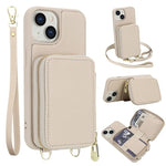 Túi đeo chéo khóa kéo chống RFID đựng thẻ và điện thoại, dành cho iPhone 15, iPhone 14 / 13, iPhone 14 Pro, iPhone 14 Pro Max, iPhone 13 Pro Max, iPhone 13 Pro
